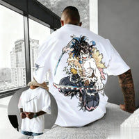 Demon Slayer Anime T Shirt Men Women Cotton Short Sleeve Tee Summer Fashion Graphic Streetwear Casual Top Oversized Y2k Clothes