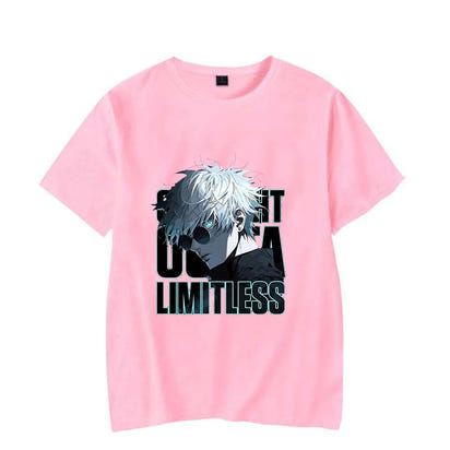 New Anime Gojo Satoru Print Casual T-shirt Women Men T Shirt Summer Casual Short Sleeve Harajuku Tops Unisex Tops