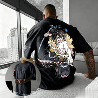Demon Slayer Anime T Shirt Men Women Cotton Short Sleeve Tee Summer Fashion Graphic Streetwear Casual Top Oversized Y2k Clothes