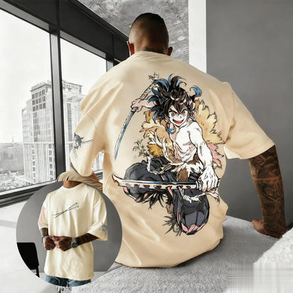Demon Slayer Anime T Shirt Men Women Cotton Short Sleeve Tee Summer Fashion Graphic Streetwear Casual Top Oversized Y2k Clothes