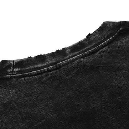 Hip Hop Streetwear Japan Anime Dragon Ball Print Oversized T-Shirt Men Washed Vintage Black Tshirt Summer Casual Cotton T Shirt