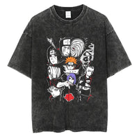 Hip Hop Vintage T-shirt Men Streetwear Harajuku Japanese Anime 2024 Print T-shirt Summer Fashion Short Sleeve Cotton T Shirt