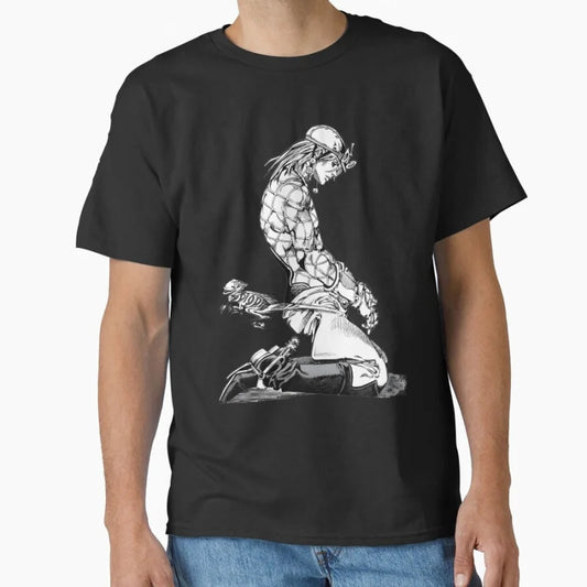 Dio P7 JJBA 80s Manga Jojos bizarre adventure  Anime t shirt for men Large size Tops S-6XL 100% cotton printed Clothes