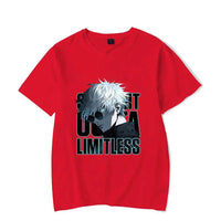New Anime Gojo Satoru Print Casual T-shirt Women Men T Shirt Summer Casual Short Sleeve Harajuku Tops Unisex Tops