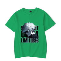 New Anime Gojo Satoru Print Casual T-shirt Women Men T Shirt Summer Casual Short Sleeve Harajuku Tops Unisex Tops