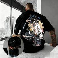 Demon Slayer Anime T Shirt Men Women Cotton Short Sleeve Tee Summer Fashion Graphic Streetwear Casual Top Oversized Y2k Clothes