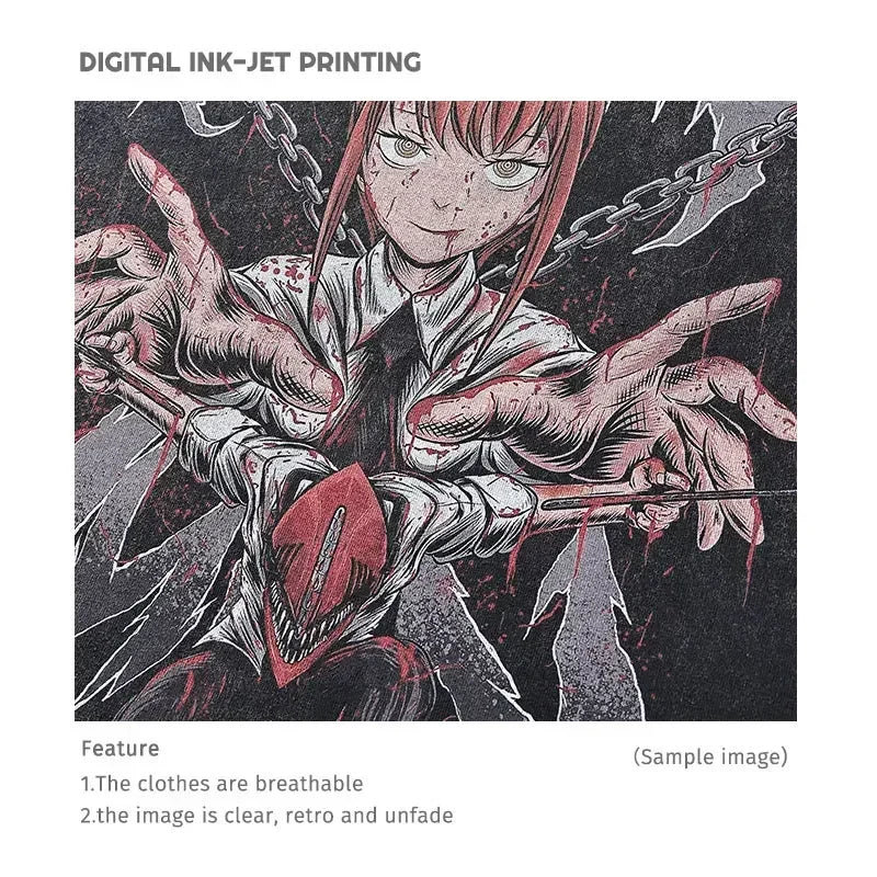 JOJO Steel Ball Run T-shirt Vintage Washed Zeppeli Gyro T Shirts Oversize Manga JOJO DIO Jotaro Jolyne Jean Pierre Tops Tees Men